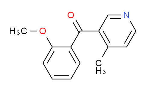 CAS No. 1187167-75-4, (2-Methoxyphenyl)(4-methylpyridin-3-yl)methanone