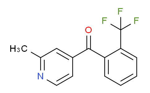 CAS No. 1187168-80-4, (2-Methylpyridin-4-yl)(2-(trifluoromethyl)phenyl)methanone