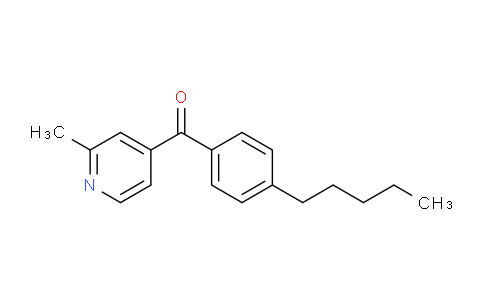 CAS No. 1187164-74-4, (2-Methylpyridin-4-yl)(4-pentylphenyl)methanone