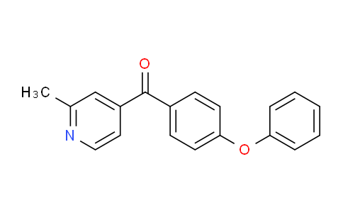 CAS No. 1187170-29-1, (2-Methylpyridin-4-yl)(4-phenoxyphenyl)methanone