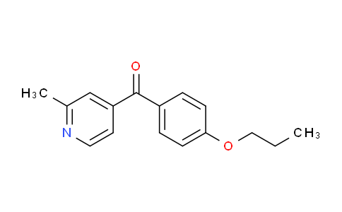 CAS No. 1187168-99-5, (2-Methylpyridin-4-yl)(4-propoxyphenyl)methanone