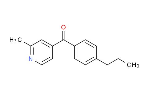 CAS No. 1187171-30-7, (2-Methylpyridin-4-yl)(4-propylphenyl)methanone
