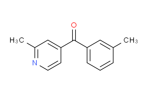 CAS No. 1187168-74-6, (2-Methylpyridin-4-yl)(m-tolyl)methanone
