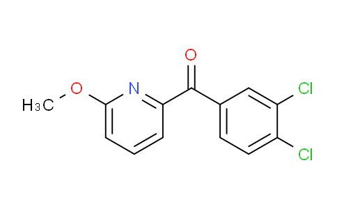 CAS No. 1187171-45-4, (3,4-Dichlorophenyl)(6-methoxypyridin-2-yl)methanone