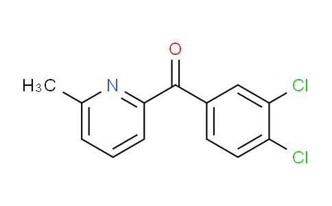 CAS No. 1187170-00-8, (3,4-Dichlorophenyl)(6-methylpyridin-2-yl)methanone