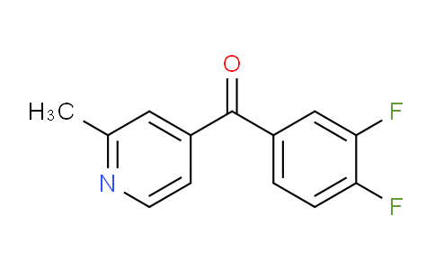 CAS No. 1187167-50-5, (3,4-Difluorophenyl)(2-methylpyridin-4-yl)methanone
