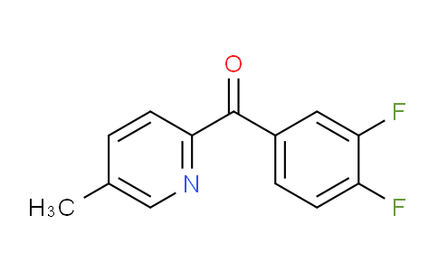 CAS No. 1187166-85-3, (3,4-Difluorophenyl)(5-methylpyridin-2-yl)methanone