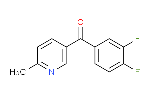 CAS No. 1187169-34-1, (3,4-Difluorophenyl)(6-methylpyridin-3-yl)methanone