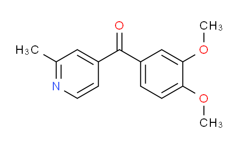 CAS No. 1187169-20-5, (3,4-Dimethoxyphenyl)(2-methylpyridin-4-yl)methanone
