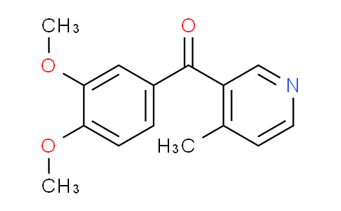 CAS No. 1187169-08-9, (3,4-Dimethoxyphenyl)(4-methylpyridin-3-yl)methanone