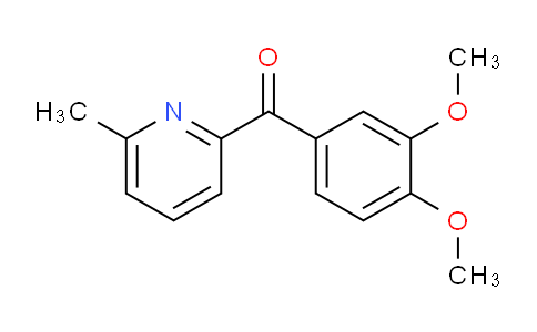 CAS No. 31749-14-1, (3,4-Dimethoxyphenyl)(6-methylpyridin-2-yl)methanone