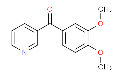 CAS No. 63724-50-5, (3,4-Dimethoxyphenyl)(pyridin-3-yl)methanone