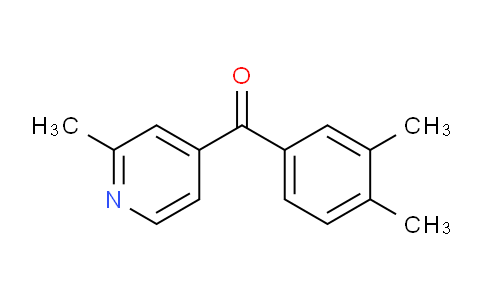 CAS No. 1187169-77-2, (3,4-Dimethylphenyl)(2-methylpyridin-4-yl)methanone