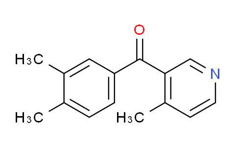 CAS No. 1187167-85-6, (3,4-Dimethylphenyl)(4-methylpyridin-3-yl)methanone