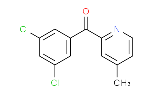 CAS No. 1187167-06-1, (3,5-Dichlorophenyl)(4-methylpyridin-2-yl)methanone