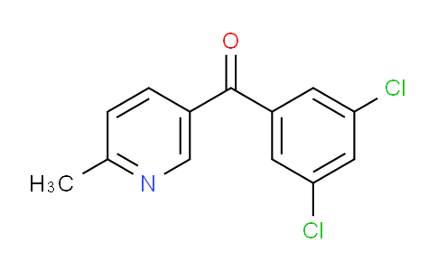 1187169-44-3 | (3,5-Dichlorophenyl)(6-methylpyridin-3-yl)methanone