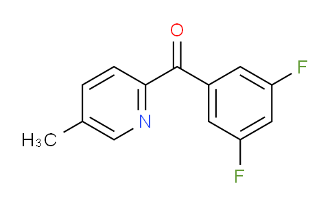 CAS No. 1187164-71-1, (3,5-Difluorophenyl)(5-methylpyridin-2-yl)methanone