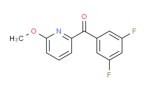 CAS No. 1187167-30-1, (3,5-Difluorophenyl)(6-methoxypyridin-2-yl)methanone