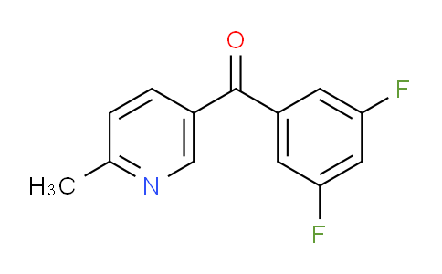 CAS No. 1187169-35-2, (3,5-Difluorophenyl)(6-methylpyridin-3-yl)methanone