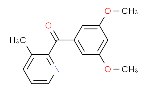 CAS No. 1187164-73-3, (3,5-Dimethoxyphenyl)(3-methylpyridin-2-yl)methanone