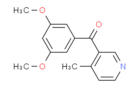 CAS No. 1187169-11-4, (3,5-Dimethoxyphenyl)(4-methylpyridin-3-yl)methanone
