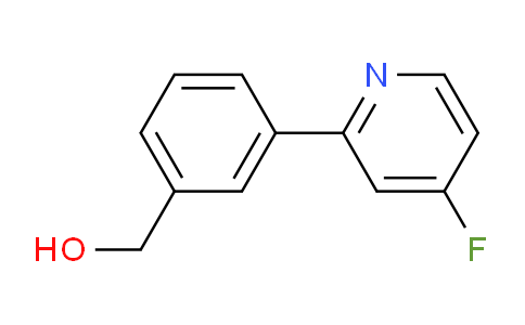 CAS No. 1349717-22-1, (3-(4-Fluoropyridin-2-yl)phenyl)methanol