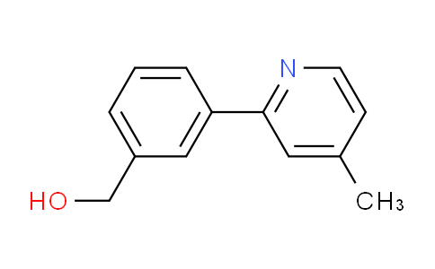 CAS No. 1349719-03-4, (3-(4-Methylpyridin-2-yl)phenyl)methanol