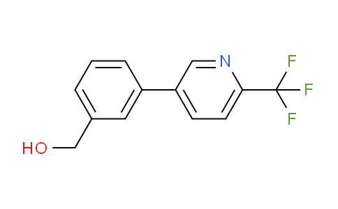 CAS No. 1356114-05-0, (3-(6-(Trifluoromethyl)pyridin-3-yl)phenyl)methanol