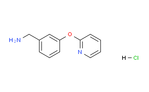 CAS No. 1107060-73-0, (3-(Pyridin-2-yloxy)phenyl)methanamine hydrochloride
