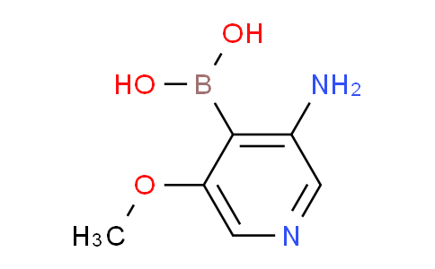 CAS No. 1264140-10-4, (3-Amino-5-methoxypyridin-4-yl)boronic acid
