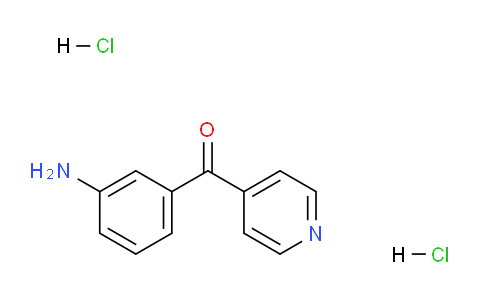 CAS No. 1332529-34-6, (3-Aminophenyl)(pyridin-4-yl)methanone dihydrochloride