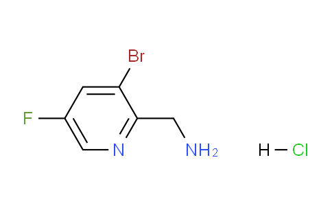 CAS No. 1257535-21-9, (3-Bromo-5-fluoropyridin-2-yl)methanamine hydrochloride