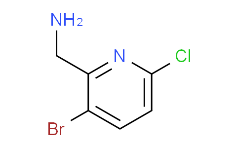 CAS No. 1211589-28-4, (3-Bromo-6-chloropyridin-2-yl)methanamine