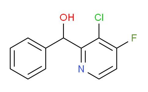 CAS No. 1443305-13-2, (3-Chloro-4-fluoropyridin-2-yl)(phenyl)methanol