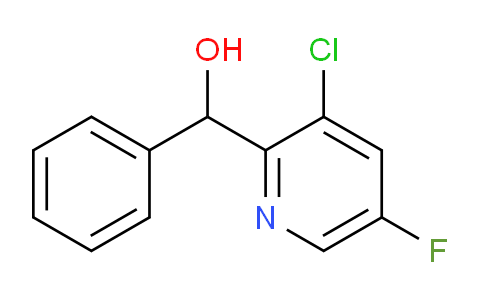 CAS No. 1443349-71-0, (3-Chloro-5-fluoropyridin-2-yl)(phenyl)methanol