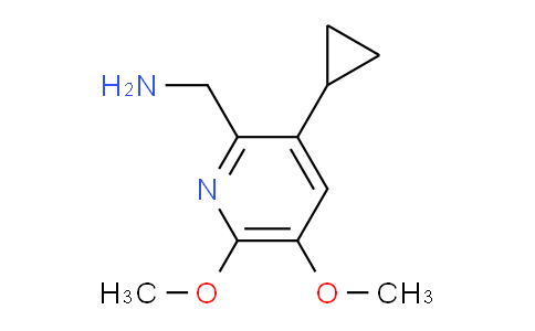 CAS No. 1956327-75-5, (3-Cyclopropyl-5,6-dimethoxypyridin-2-yl)methanamine
