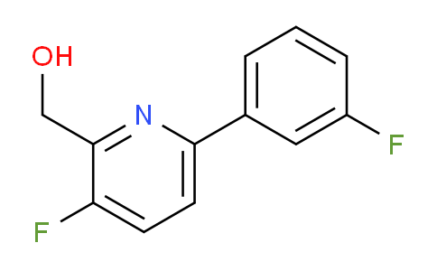 CAS No. 1227603-50-0, (3-Fluoro-6-(3-fluorophenyl)pyridin-2-yl)methanol
