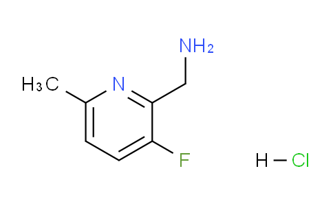 CAS No. 1257535-11-7, (3-Fluoro-6-methylpyridin-2-yl)methanamine hydrochloride