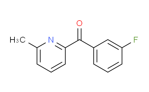 CAS No. 1187164-33-5, (3-Fluorophenyl)(6-methylpyridin-2-yl)methanone
