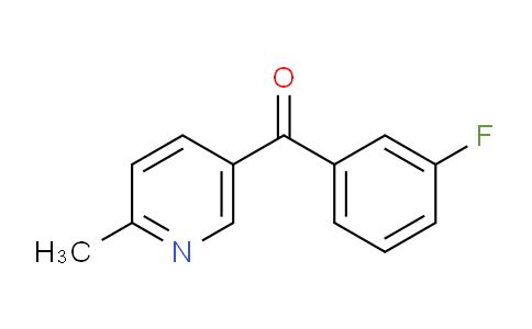 CAS No. 1187168-57-5, (3-Fluorophenyl)(6-methylpyridin-3-yl)methanone