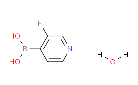 CAS No. 1029880-18-9, (3-Fluoropyridin-4-yl)boronic acid hydrate