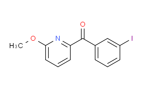 CAS No. 1187167-18-5, (3-Iodophenyl)(6-methoxypyridin-2-yl)methanone
