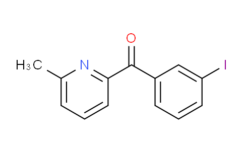 CAS No. 1187170-45-1, (3-Iodophenyl)(6-methylpyridin-2-yl)methanone