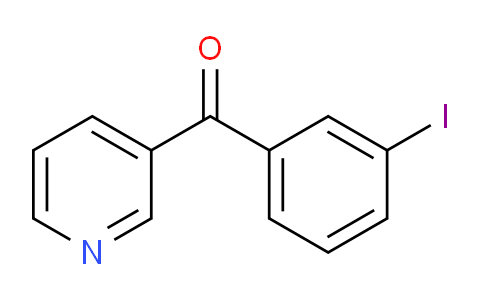 CAS No. 1187167-45-8, (3-Iodophenyl)(pyridin-3-yl)methanone