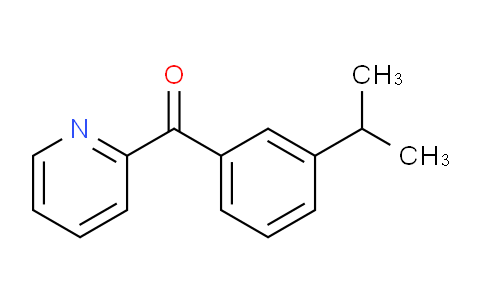 CAS No. 1443305-72-3, (3-Isopropylphenyl)(pyridin-2-yl)methanone