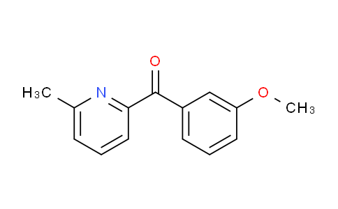 CAS No. 1187164-22-2, (3-Methoxyphenyl)(6-methylpyridin-2-yl)methanone