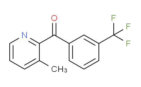 CAS No. 1187170-51-9, (3-Methylpyridin-2-yl)(3-(trifluoromethyl)phenyl)methanone
