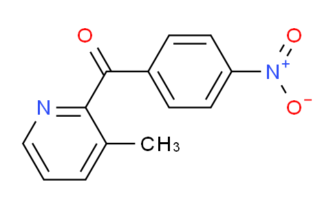 CAS No. 1187164-13-1, (3-Methylpyridin-2-yl)(4-nitrophenyl)methanone