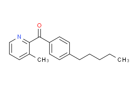 CAS No. 1187165-62-3, (3-Methylpyridin-2-yl)(4-pentylphenyl)methanone