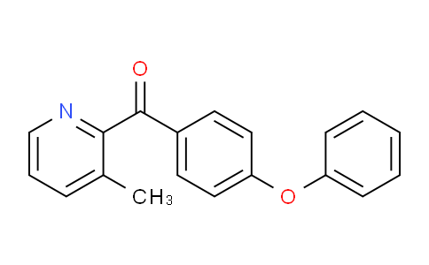 CAS No. 1187171-17-0, (3-Methylpyridin-2-yl)(4-phenoxyphenyl)methanone